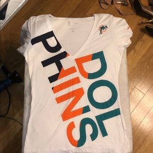 Miami Dolphins deep V NFL Nike team Tank